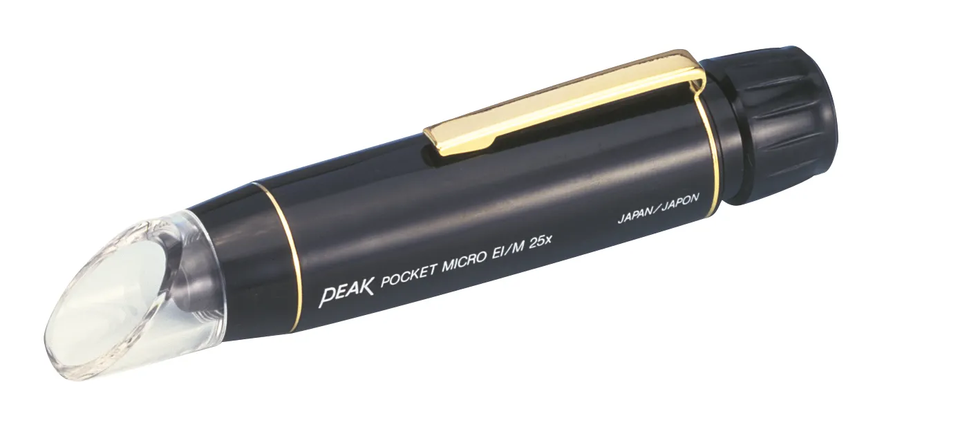 Peak Taschenmikroskop mit EIM 25x