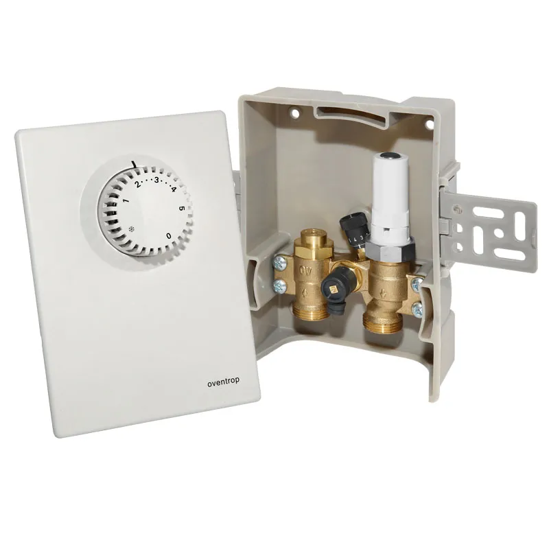 Einzelraumregelung Unibox E BV (wird im Vorlauf eingebaut) mit Bypass, 57 mm, weiß 1022662