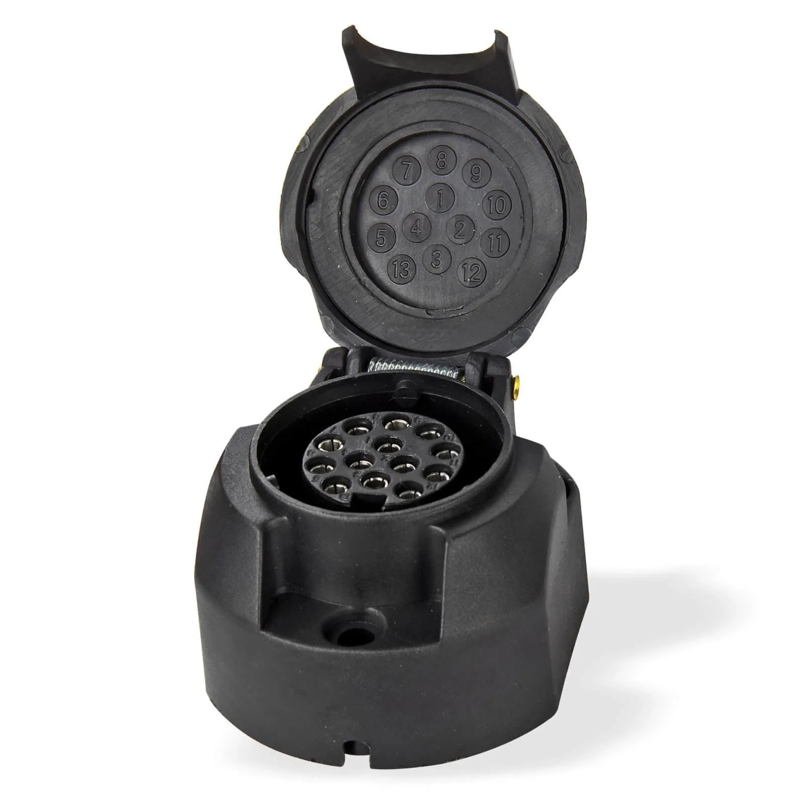 PKW KFZ Auto Anhänger Hänger Steckdose Kunststoff 13-polig 12V wasserdicht
