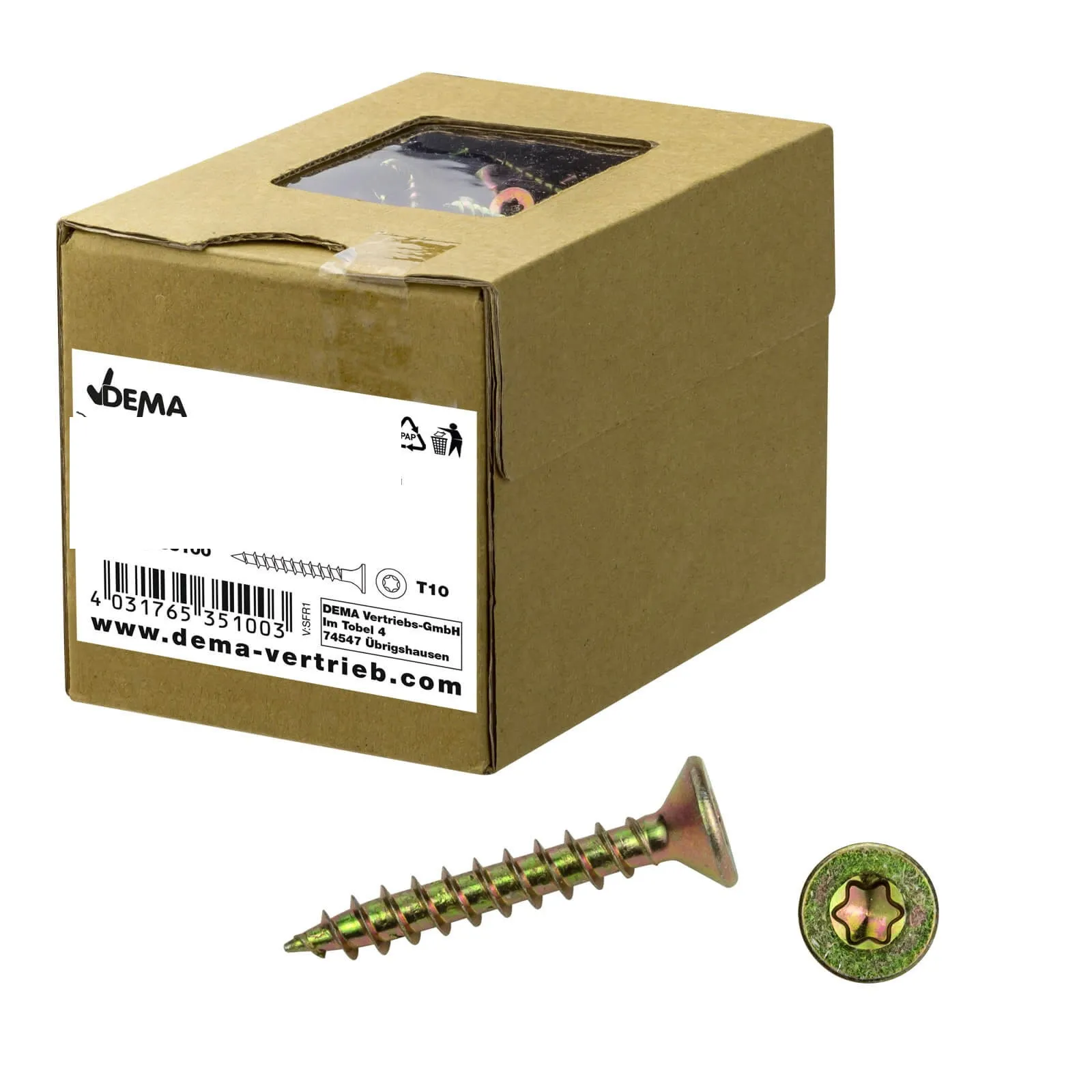 Dema 35113 Senkkopf Spanplattenschrauben Schrauben 5x70