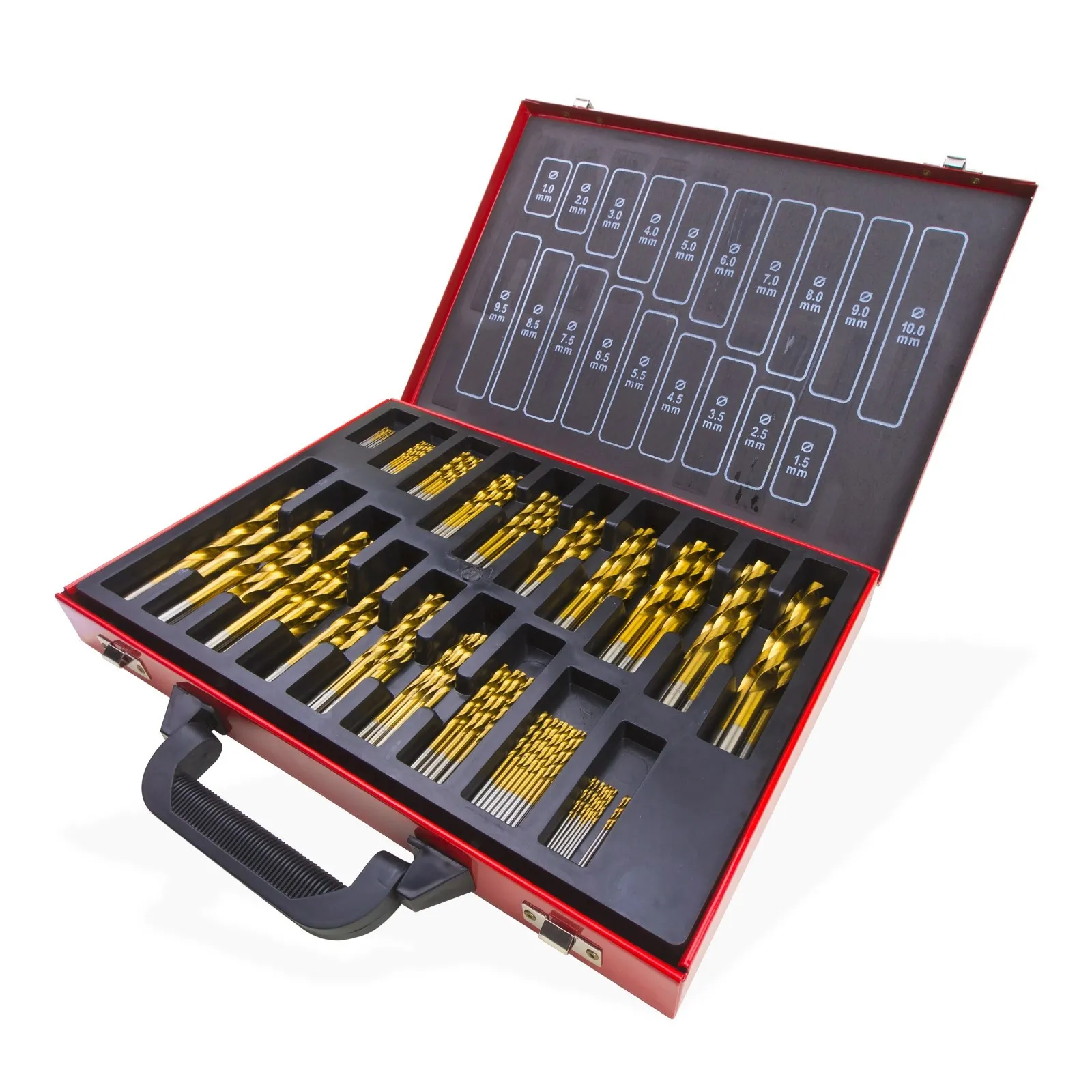 Spiralbohrerset Bohrersatz Metallbohrer Spiralbohrer Bohrer 170 tlg
