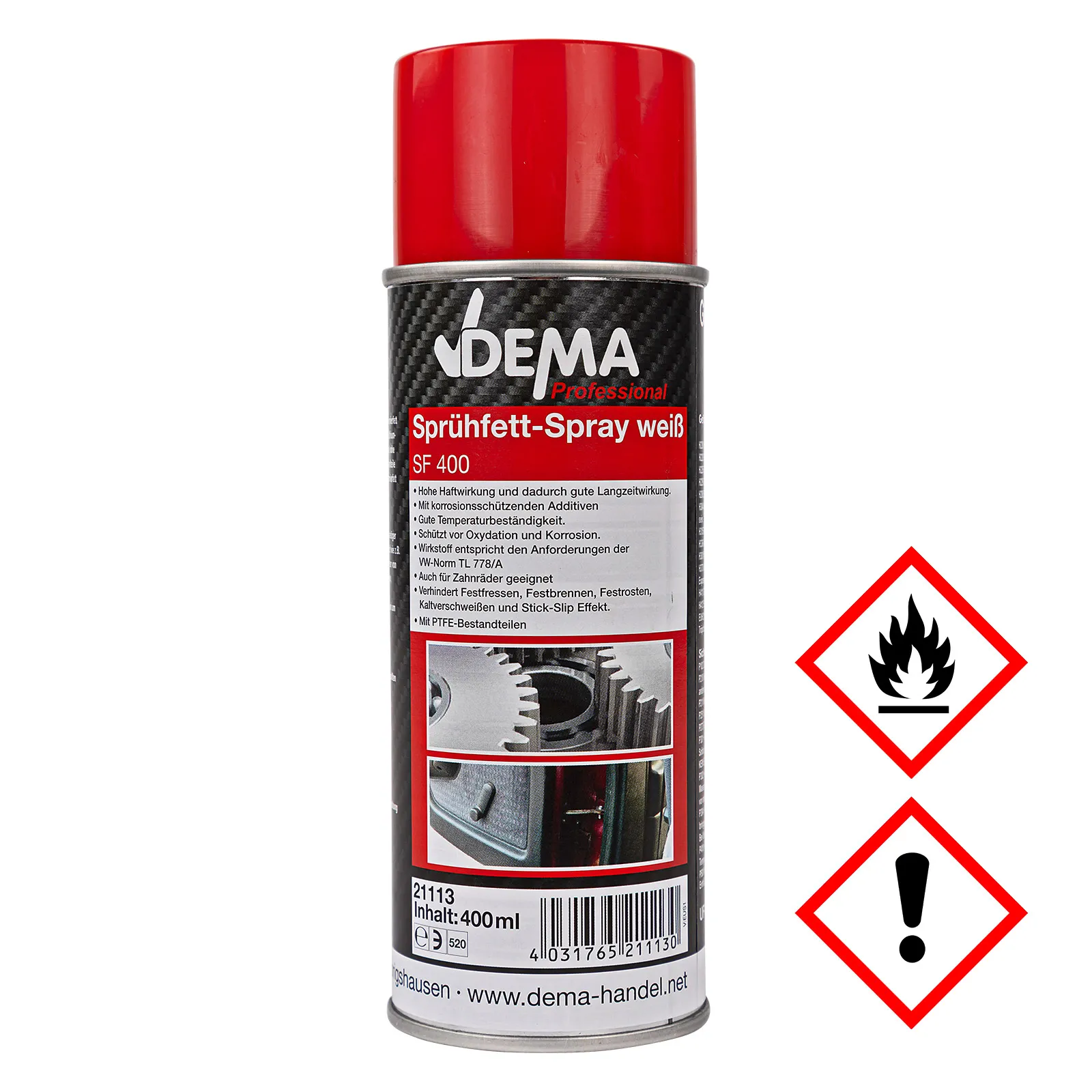 Sprühfett PROFESSIONAL weiß - Spray 400 ml Universalschmiermittel