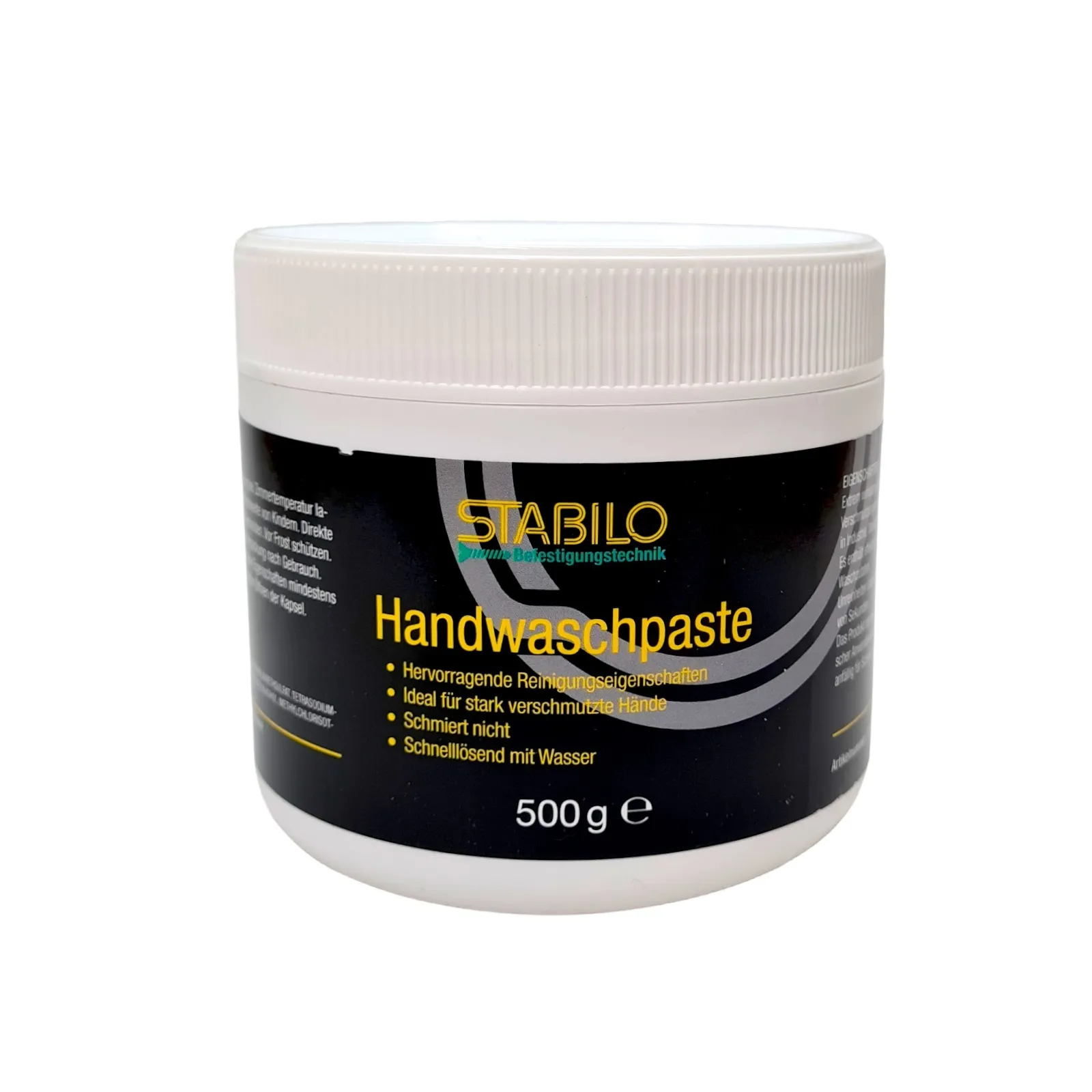 Stabilo Handwaschpaste, Handreinigungspaste, 500ml Dose