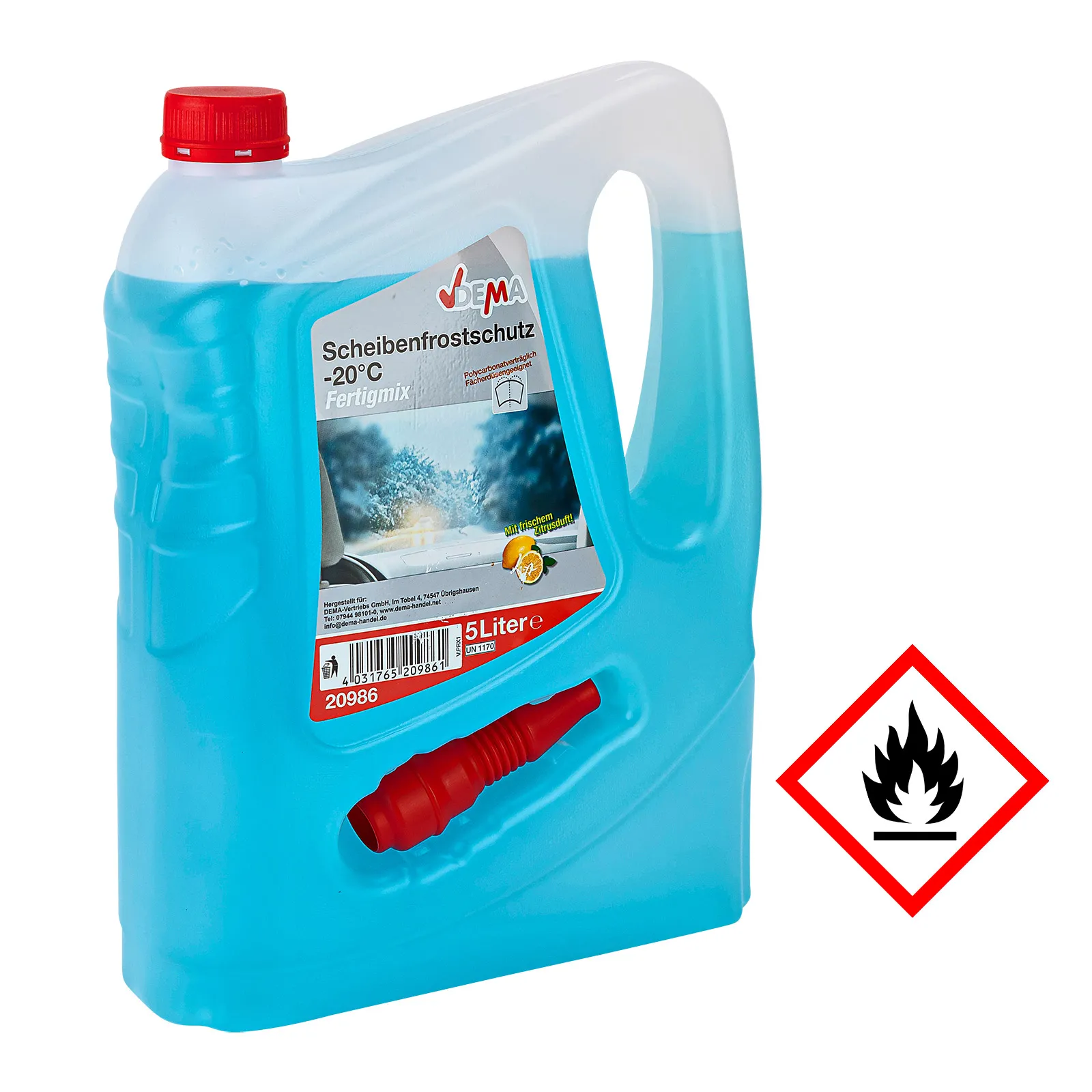 Stabilo Scheibenfrostschutz -20° Fertigmix 5 L Kanister