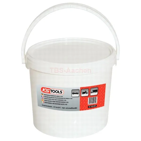 KS-Tools 100.4010 Reifenmontagepaste 5kg Eimer
