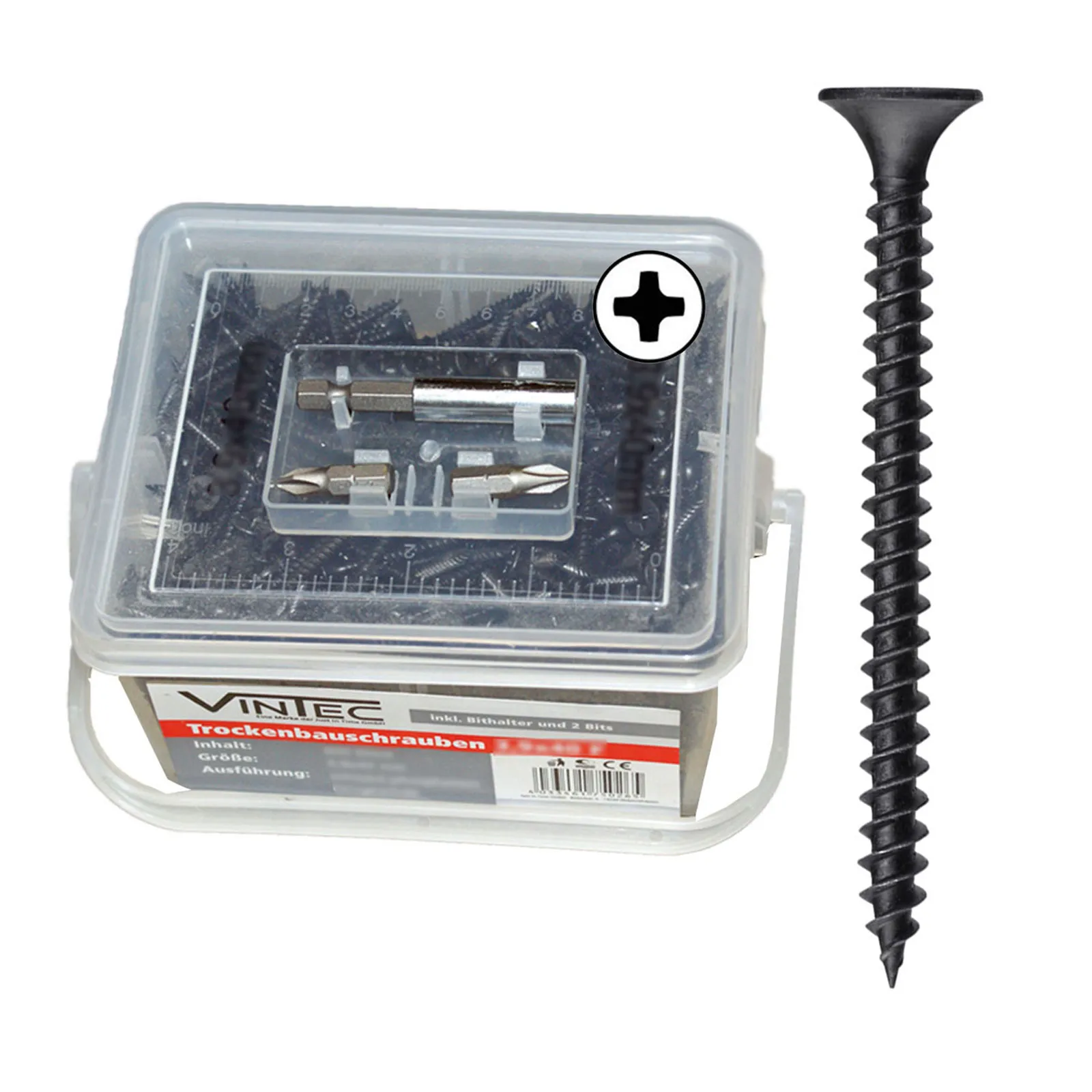 Vintec Trockenbauschrauben Selbstschneidend 500 St 3,5x45mm