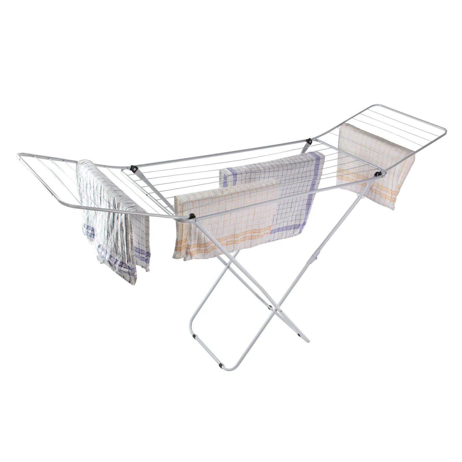 Wäscheständer / Wäschetrockner ausklappbar mit 15,5 m Trockenlänge