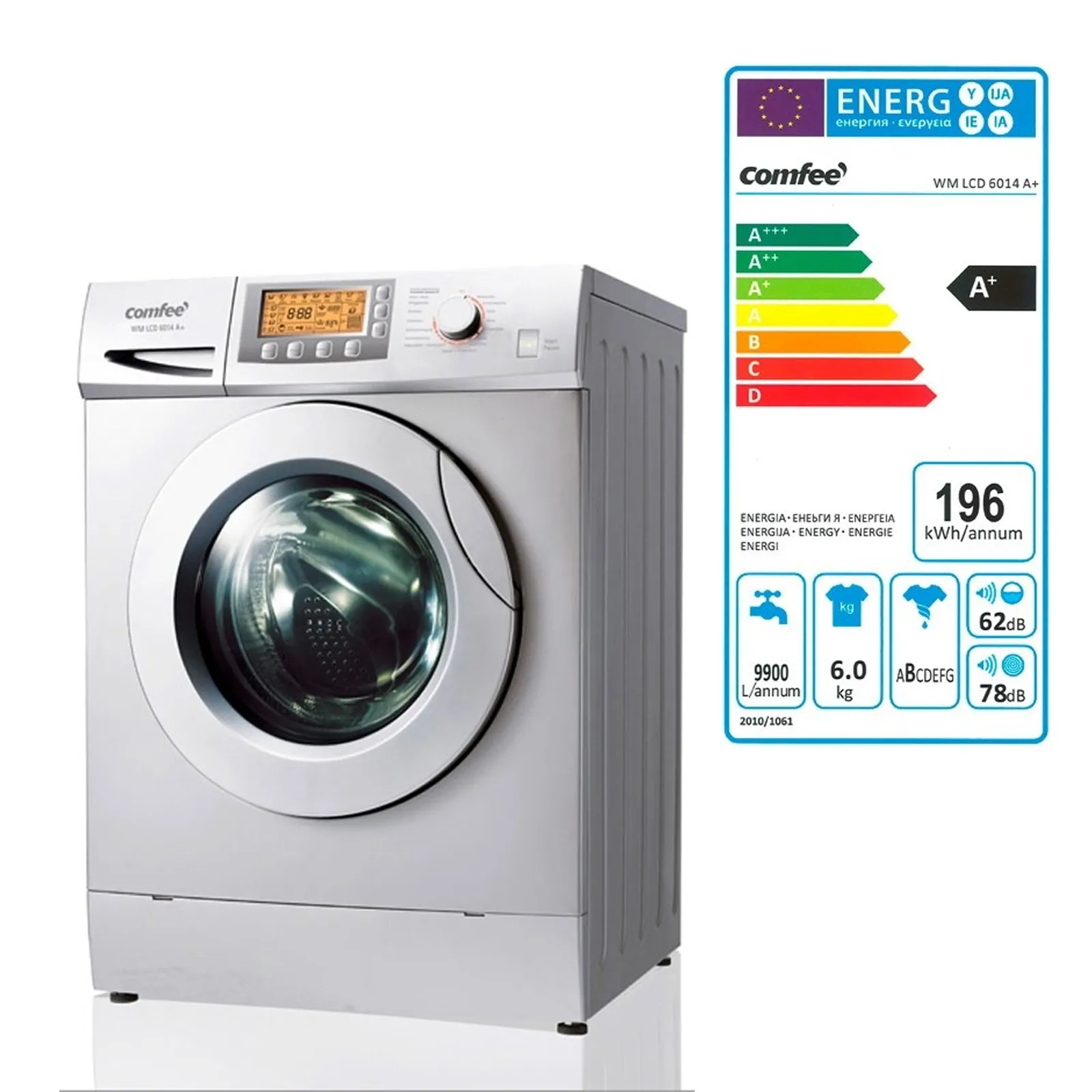 Waschvollautomat / Waschmaschine 6 kg - 1400 U/Min.