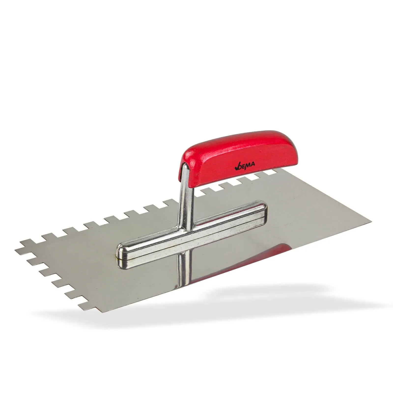 Zahntraufel Zahnspachtel Glättekelle Edelstahl gezahnt GK10