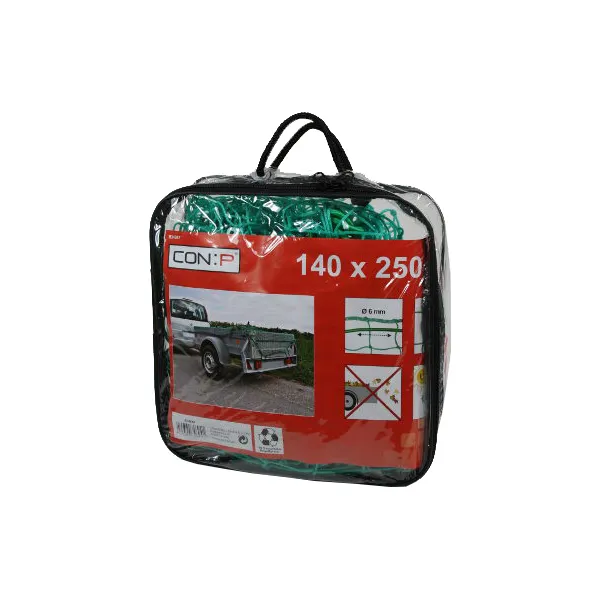 Anhängernetz 140 x 250 cm mit Tasche