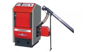 ATMOS Pelletkessel P 21 inkl. A25 und 2,5 m Schnecke (förderfähig)