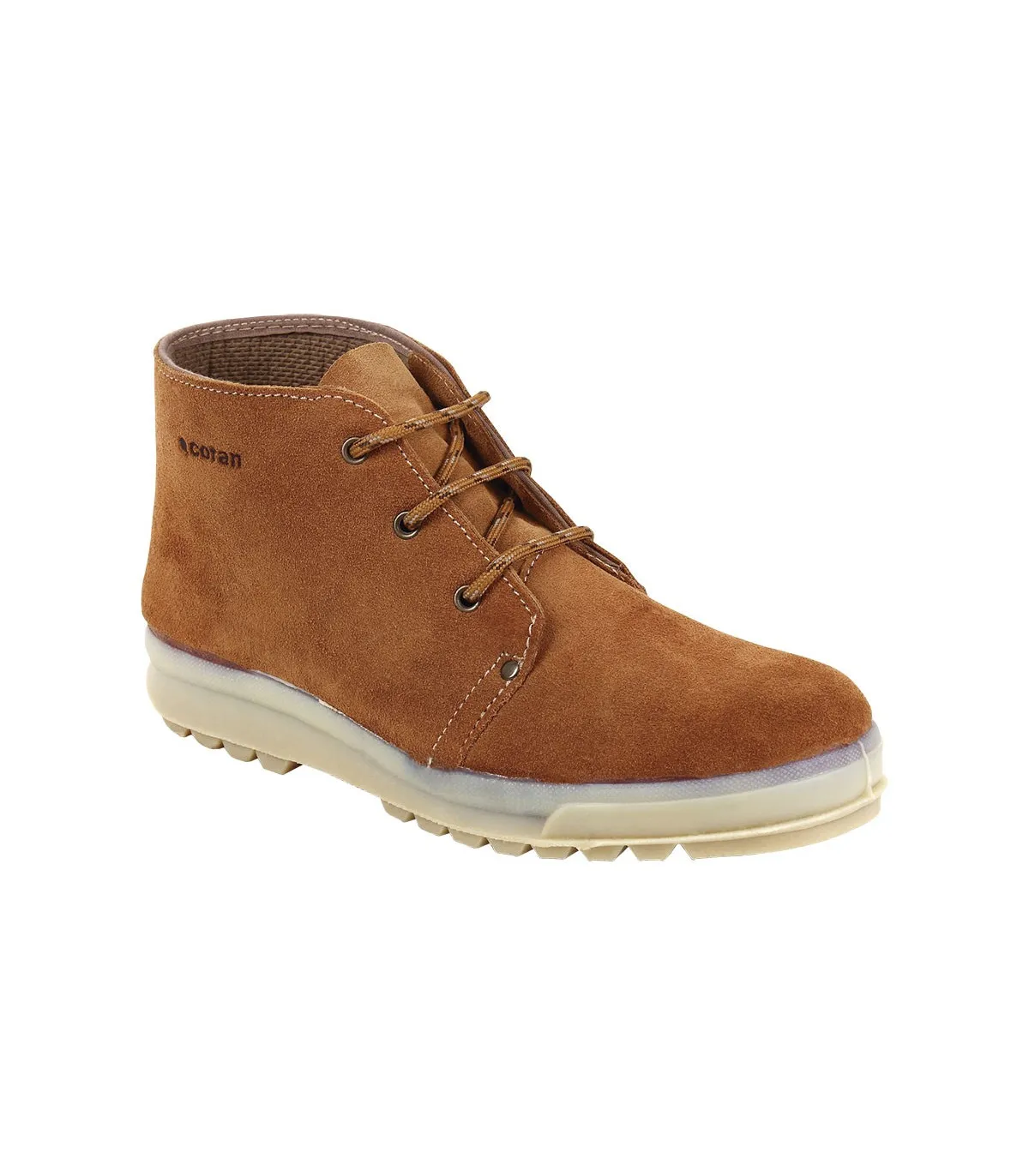 Boot-Trekking-Modell Morella in Kamelleder mit rutschfesten Sohle und Schnürsenkel - Größe von 35 bis 46 Cofan