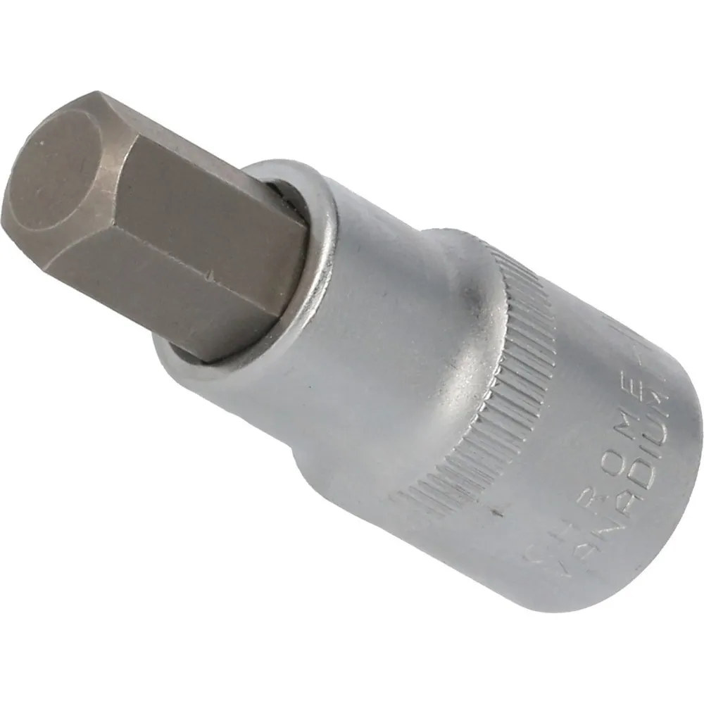 BRILLIANT TOOLS 1/2" Innensechskant Bit-Stecknuss, 55 mm lang, 12 mm