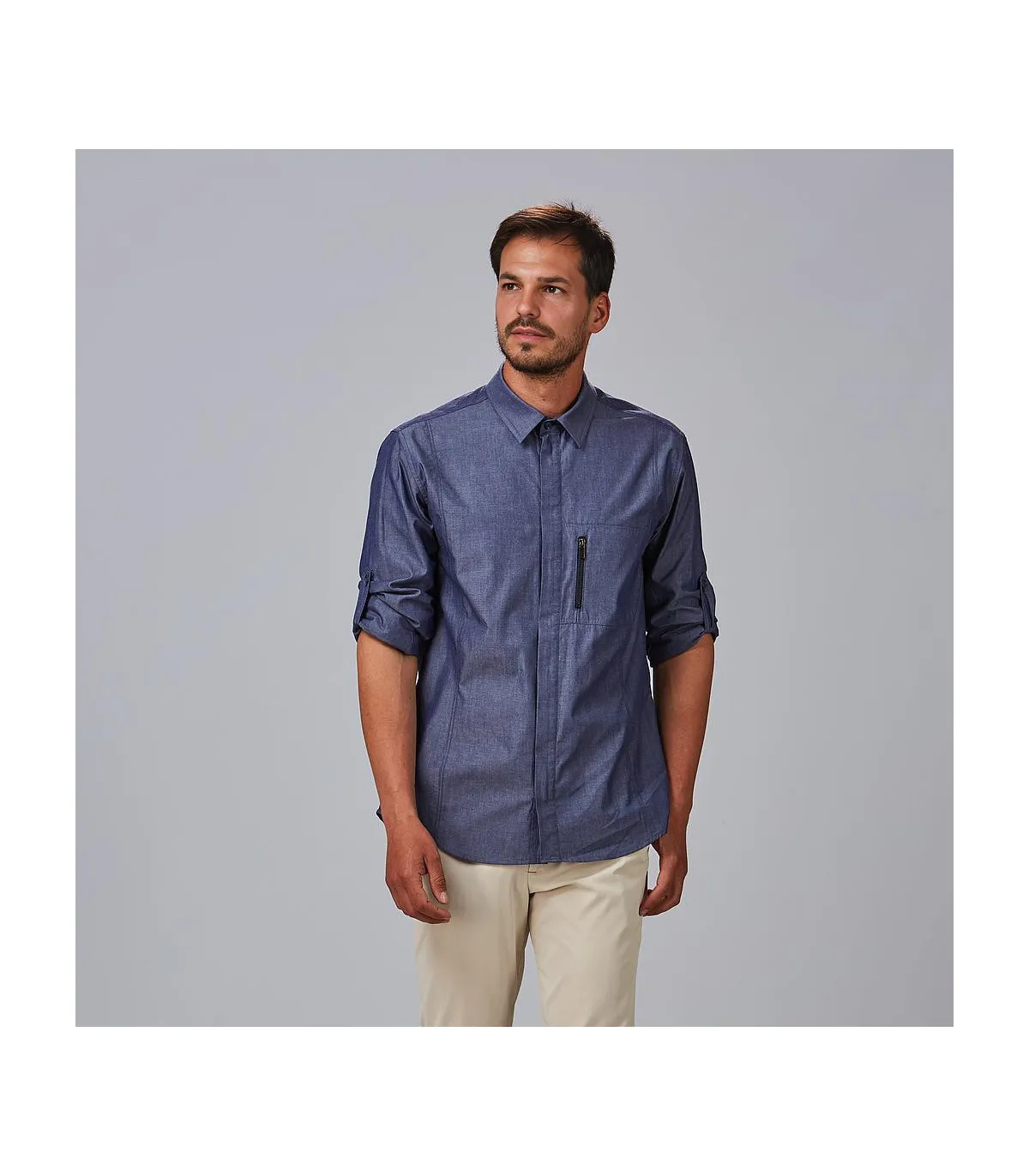 Camisa hombre cremalleras Slim Fit Fabio 260022 GARY´S