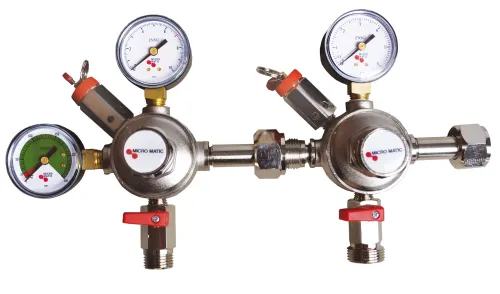 CO2 Druckminderer Batterie Micro Matic