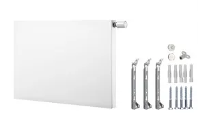 Buderus Hygieneheizkörper C-Plan Typ 10 BH 600 BL 1800 inkl. Befestigung