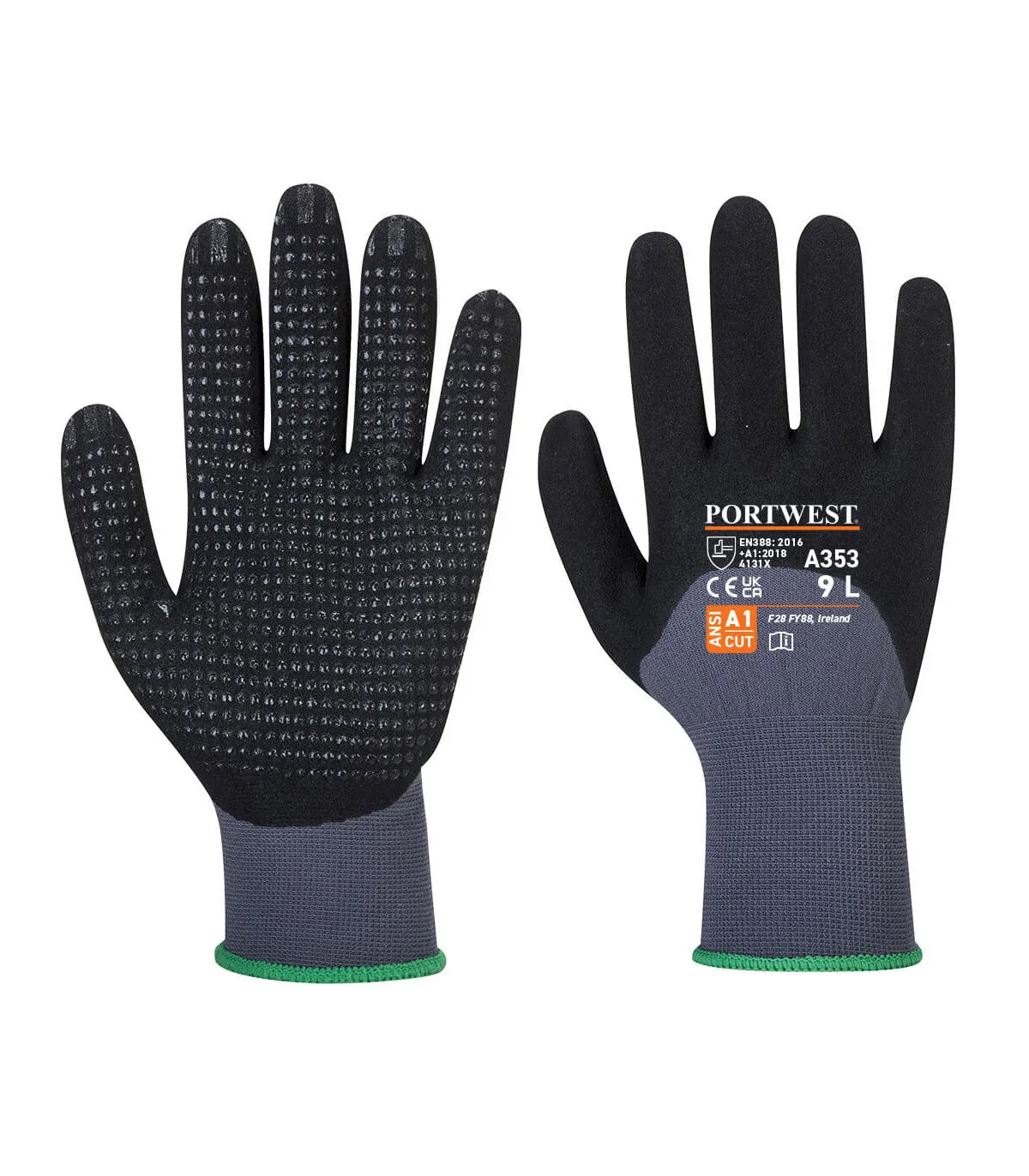 Deckhandschuh 3/4 DermiFlex Ultra Plus. Dex. 5 PORTWEST A353