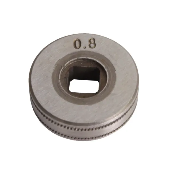 TYP E 0,6 + 0,8 mm 25 x 7 Stahldraht Drahtführungsrolle WELDINGER für ME130 ME180 MEW180 M130