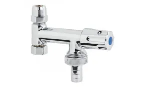 Geräte Zusatzventil verchromt mit Rückflussverhinderer DN10 (3/8")