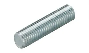 Gewindestift M8 x 80 - Stahl verzinkt nach DIN 976 (10 Stück)