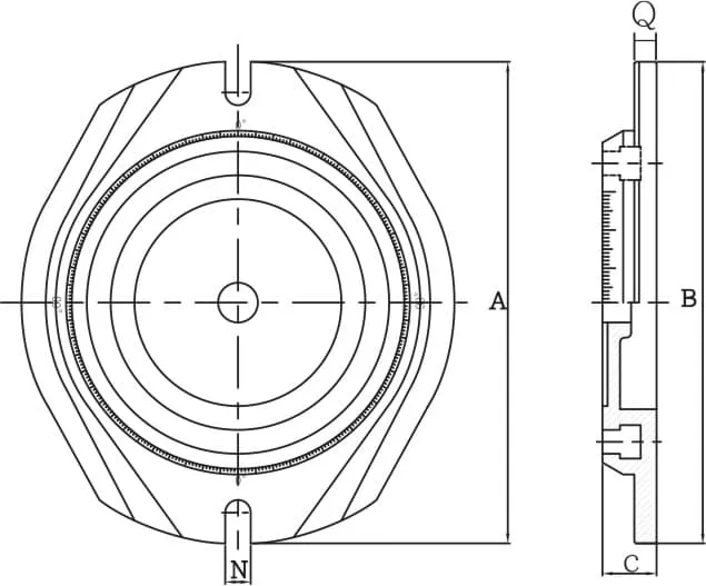 Basis für Vertex Schraubstöcke VHO