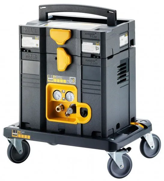 Schneider Druckluft Set Kompressor SysMaster SYM 150 SNG-RB und Stauchkopfnagler SNG-SK 50