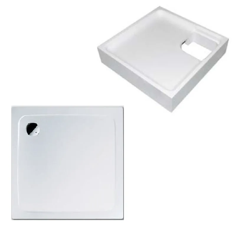 B-Ware ! Duschwanne Superplan 90 x 90 x 2,5 cm m. Träger