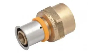 KAN-therm Übergangsmuffe Pressfitting Messing 25 mm x 3/4" IG