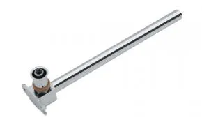 Winkel für Heizkörperanschluss mit Presshülsen (L=210 mm)