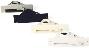 Saugende Kehrschaufel weiss RAL 9016