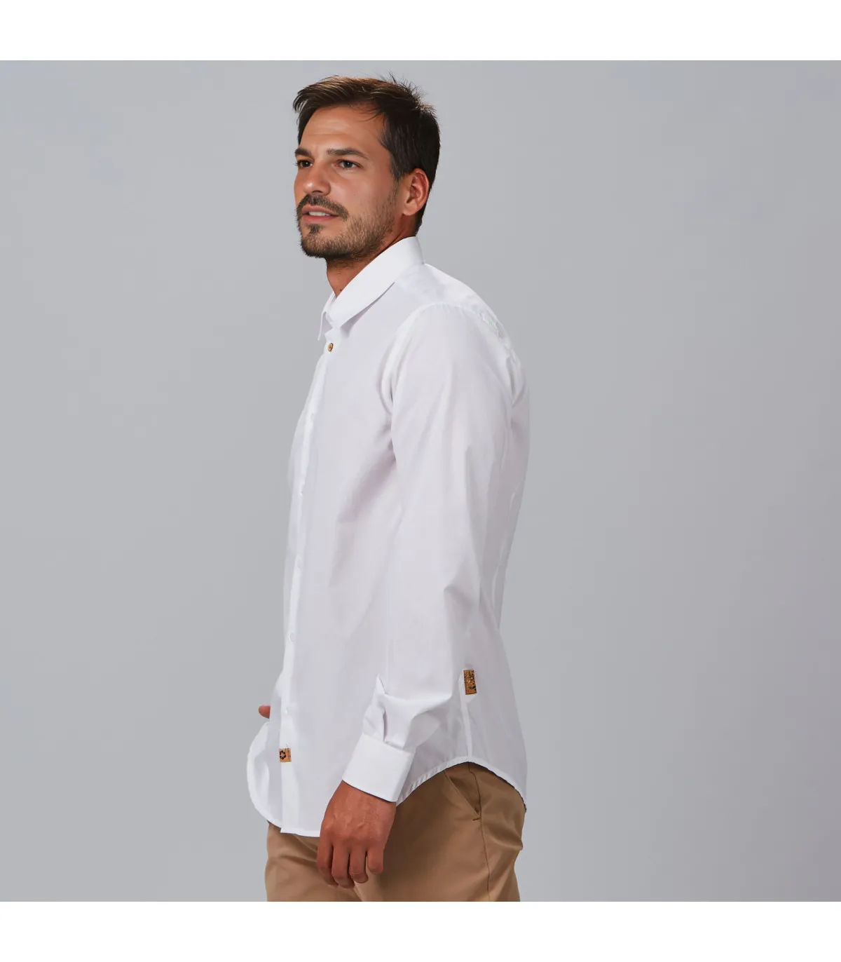 Lange Ärmel, Klammern und Körbe weiß ELISEO UNIFORMES GARY'S 261100