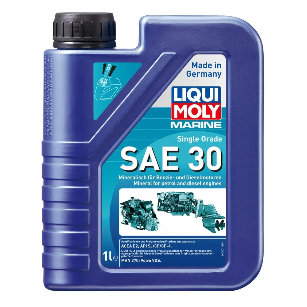 LIQUI MOLY Marine Single Grade SAE 30 1 l