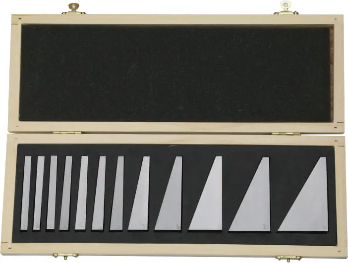 0,01/100 mm Winkel-Endmasssatz 12-Teilig