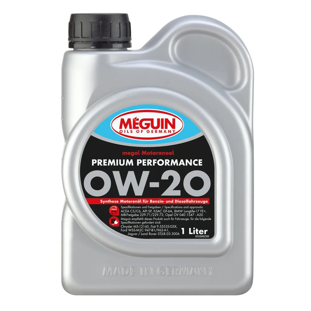 MEGUIN Motorenöl Premium Performance SAE 0W 20 1 l