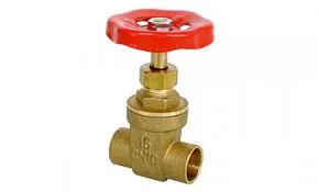 Absperrschieber aus Pressmessing Lötanschluss 42 mm