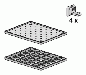 Ablageset für ABU-Multiset Funktionsbecken