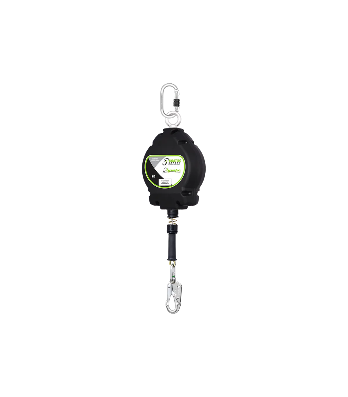 OLYMPE cable, anticaída retráctil con cárter de aluminio.