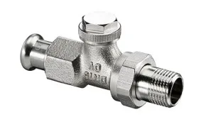 Oventrop Rücklaufverschraubung mit Voreinstellung Combi 3, Dg. 15 mm x 1/2" Press