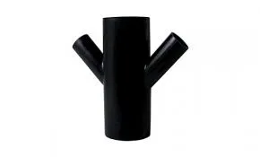 PEHD Doppelabzweiger 45° DN 100/40