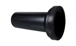 PEHD WC Anschlussstück verlängert mit Dichtung DN 90