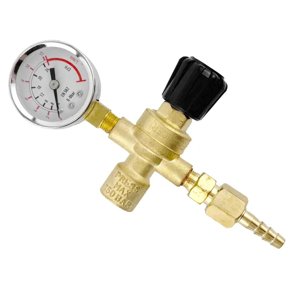 Druckregler Druckminderer Schutzgas für Einwegflaschen