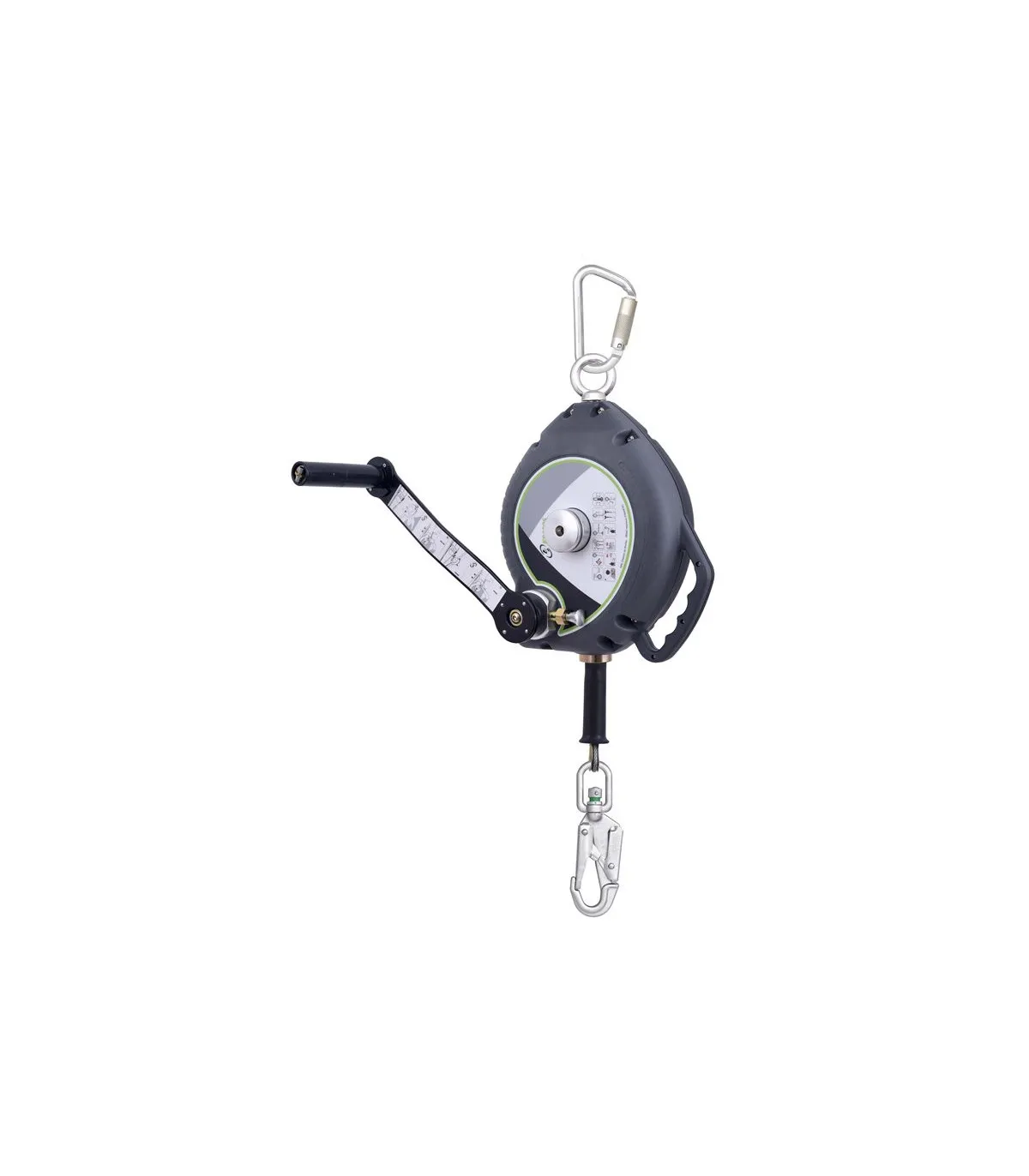 Retraktive Korrosion mit integriertem Edelstahlkabel und Widerstand 12 kN KALYPSO KRATOS SAFETY