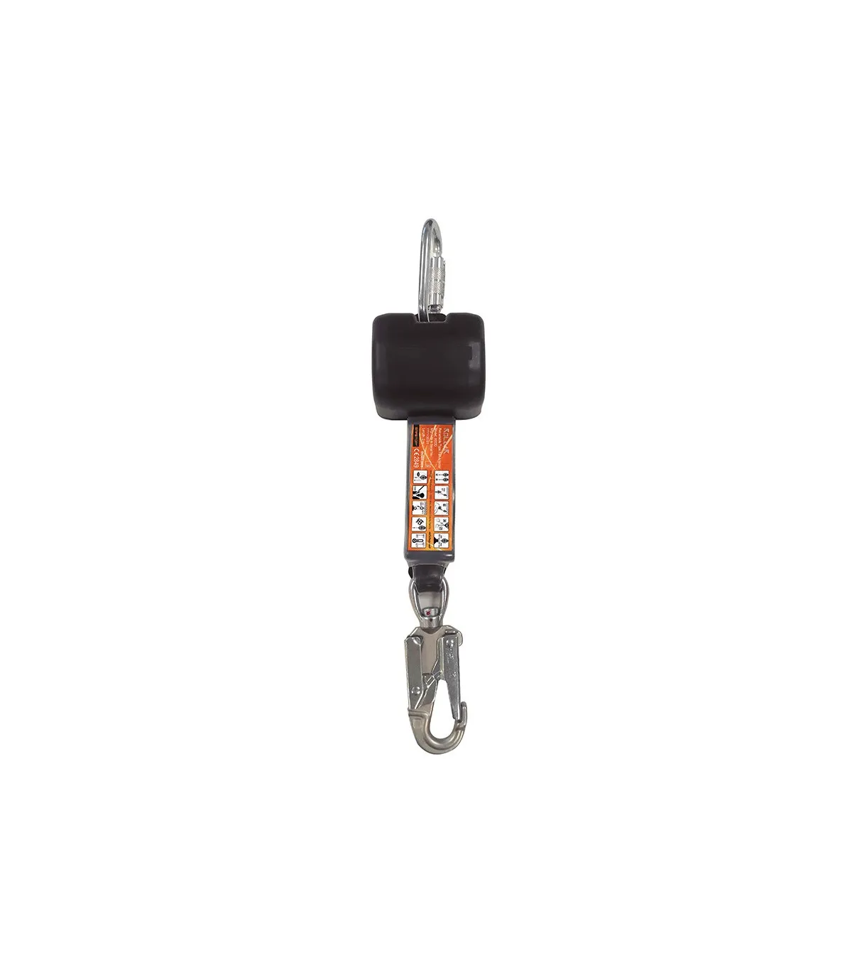 Retraktives Band mit Absorber und Karabiner ROLLER SAFETOP