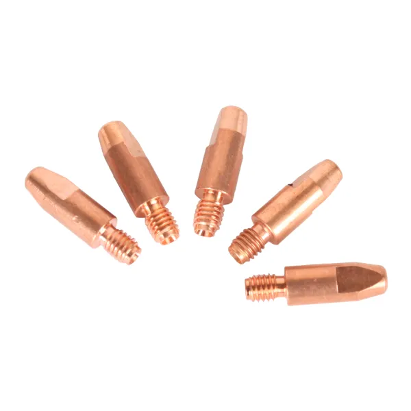 Stromdüsen M6 1,2 mm28mm 5 Stück für Brenner 250