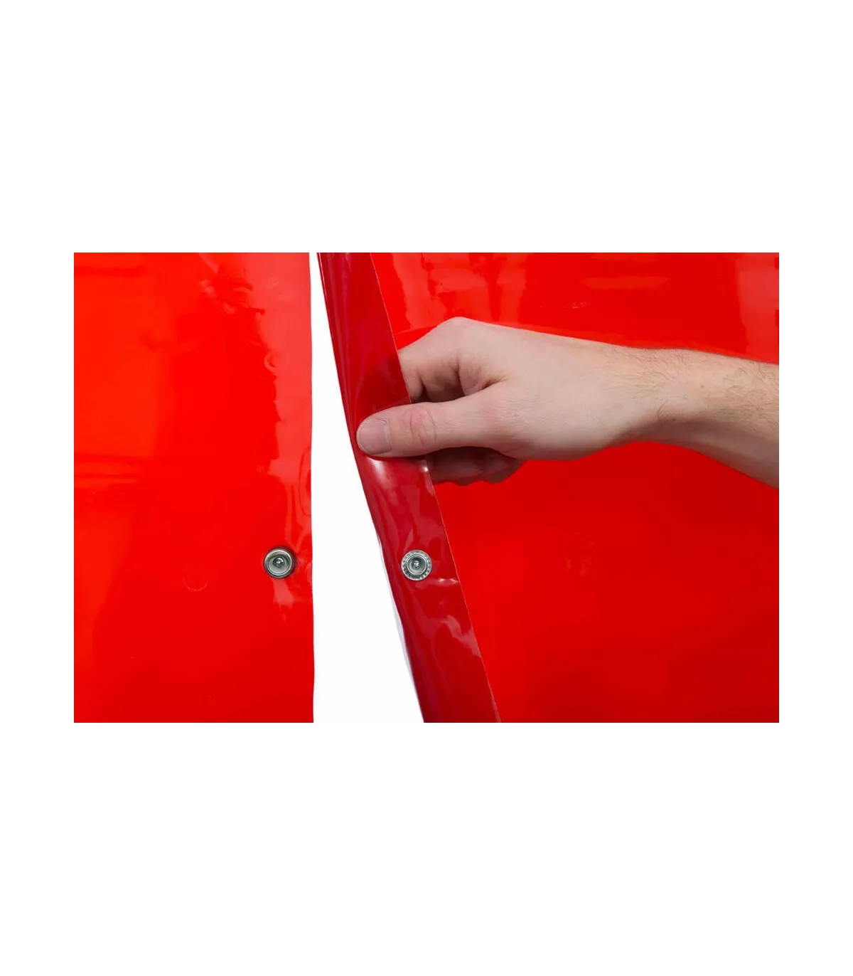 Verbinderbarer Schweißsieb WELDAS 137x180cm mit Aufhängeringen