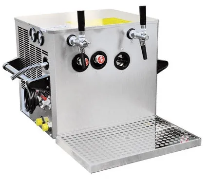 Verwendungsfertige Zapfanlage 2-leitig, 75 Liter/h