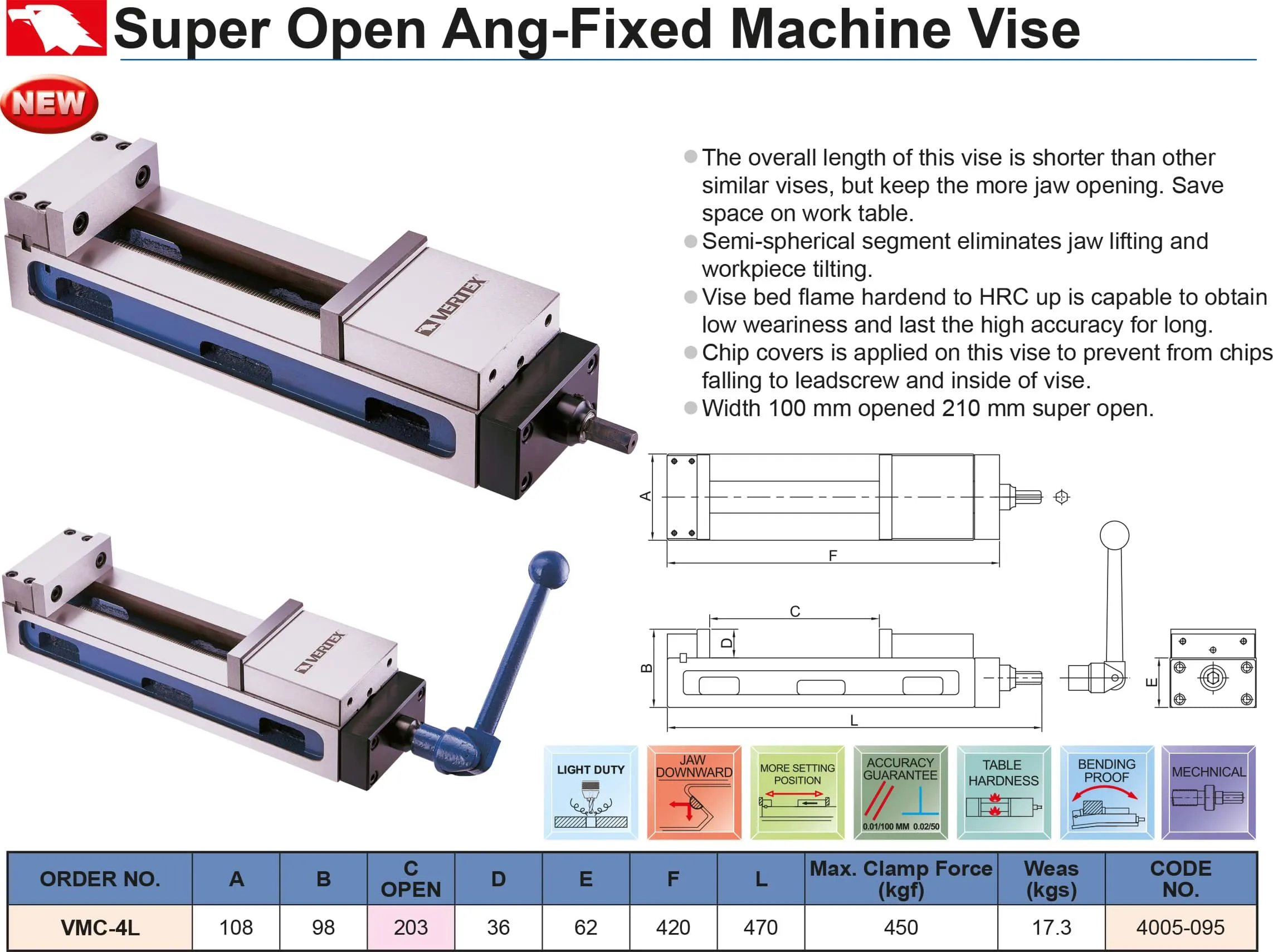 VMC-4L Maschinenschraubstock