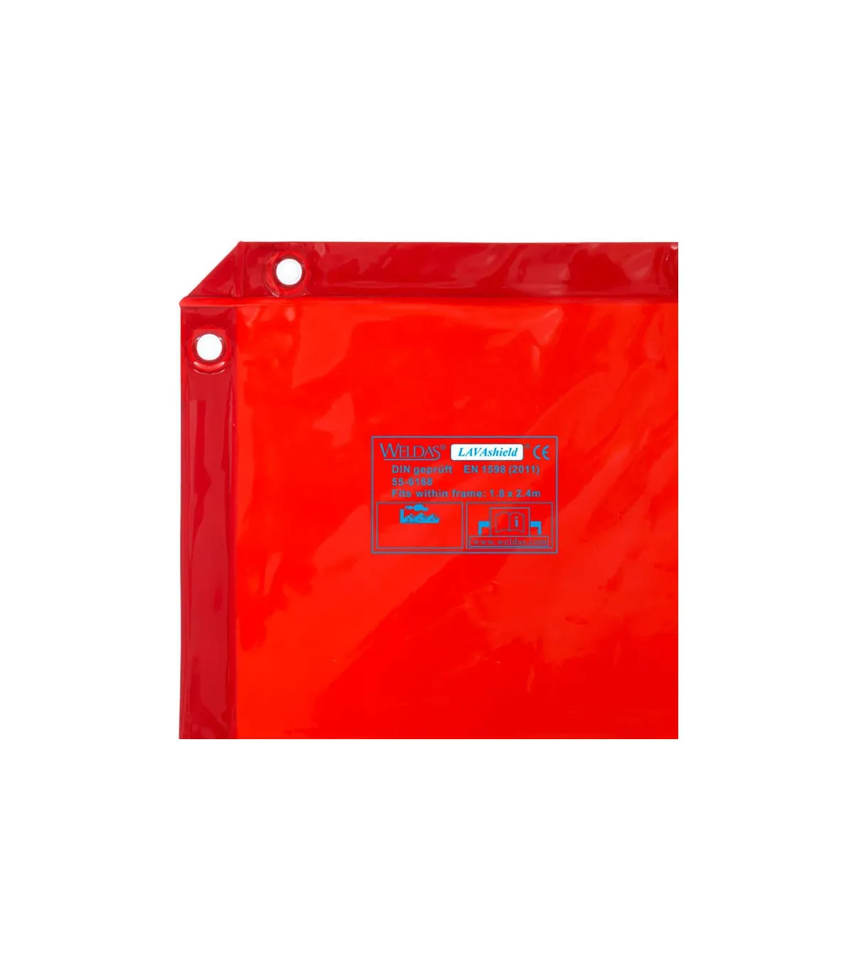 WELDAS LAVAshield® Schweißvorhang 1,74 x 2,34 m