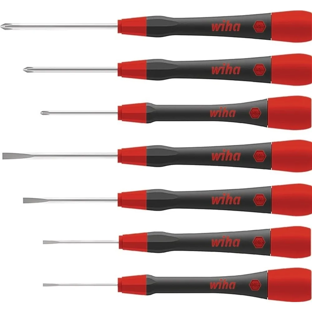 WIHA Feinmechanikerschraubendrehersatz 260 PK 701 7-tlg.Schlitz/PH