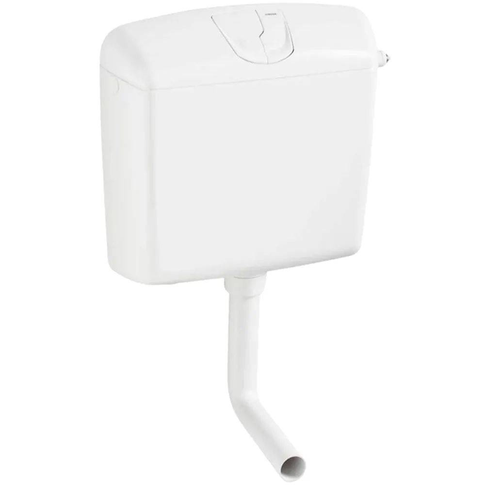 Aufputz Spülkasten 1270, Kunststoff 2-Mengen Spülung weiß